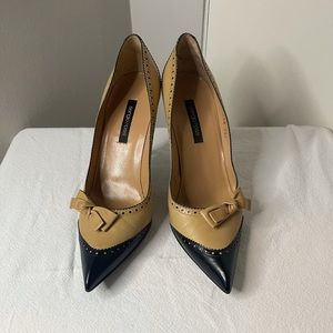 Sergio Rossi pumps 39.5 black/tan